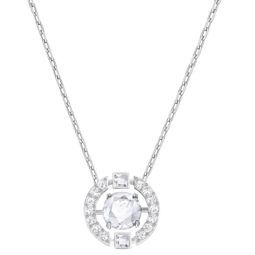 Swarovski Sparkling Dance Round Necklace -